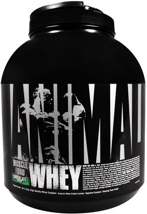 Animal Whey, Muscle Food, Chocolate Mint, 4 lb (1.81 kg) by Universal Nutrition, 運動，運動 HK 香港