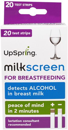 Milkscreen, 20 Test Strips by UpSpring, 兒童健康，嬰兒餵養，母乳喂養 HK 香港