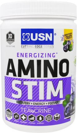 Energizing, Amino Stim, Acai Berry, 11.64 oz (330 g) by USN, 健康 HK 香港