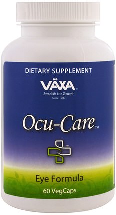 Ocu-Care, 60 Veggie Caps by Vaxa International, 健康，眼保健，視力保健，視力 HK 香港