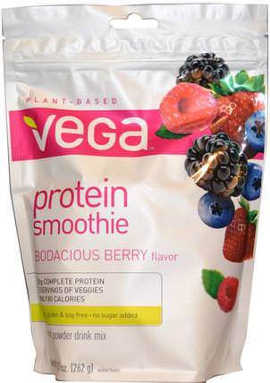 Protein Smoothie, Bodacious Berry, 9.2 oz (262 g) by Vega, 健康 HK 香港