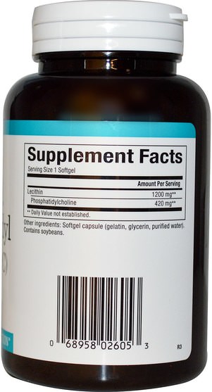 維生素，膽鹼，磷脂酰膽鹼 - Natural Factors, Phosphatidyl Choline (PC), 420 mg, 90 Softgels