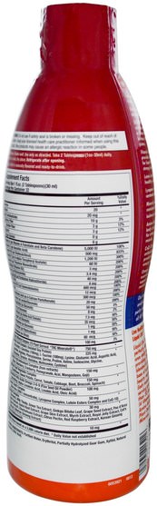 維生素，液體多種維生素，所有營養素多種維生素和礦物質 - All One, Nutritech, Liquid Life Multi Vitamin, Fruit Flavor, 32 oz (946 ml)