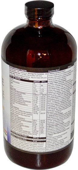 維生素，液體多種維生素，超級食品，綠色液體 - Liquid Health Products, Complete Multiple, 32 fl oz (946 ml)