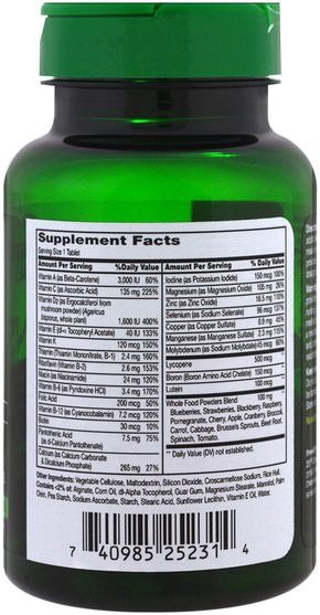 維生素，男性多種維生素 - PureMark Naturals, Mens Multi-Vitamin, 60 Tablets