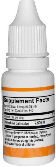 維生素，維生素a - InterPlexus NutriSorb A, Liquid Vitamin A, 0.6 fl oz (17 ml)