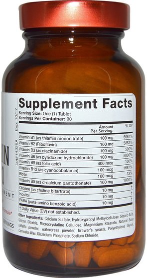 維生素，維生素B複合物100 - Olympian Labs Vitamin B-100, 90 Tablets