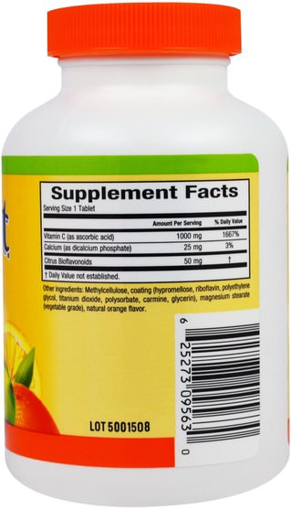 維生素，維生素c，維生素c釋放時間 - Sunkist, Vitamin C, Timed Release, 1000 mg, 75 Tablets