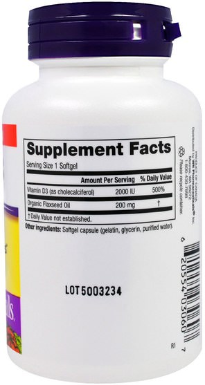 維生素，維生素D3，補充劑 - Webber Naturals, Vitamin D3, 2000 IU, 100 Softgels