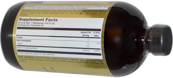 維生素，維生素D3，維生素D3液體 - Life Time, Liquid D3 Cholecalciferol, Wild Berry Flavor, 4.000 IU, 16 fl oz (480 ml)