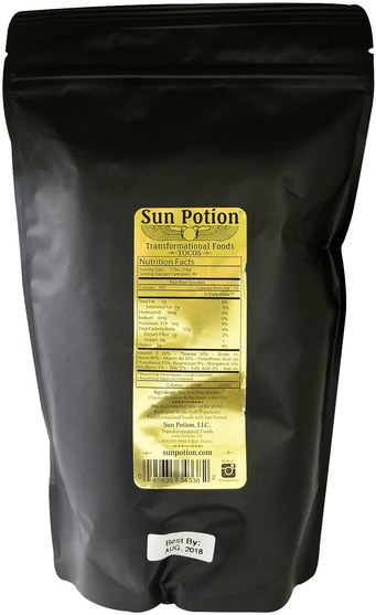 維生素，維生素E，維生素E，生育三烯酚，補品，米糠 - Sun Potion, Organic Tocos Rice Bran Solubles Powder, Large, 0.88 lb (400 g)