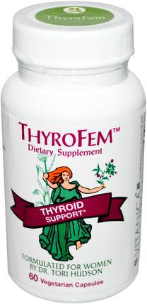 ThyroFem, Thyroid Support, 60 Veggie Caps by Vitanica, 健康，甲狀腺 HK 香港