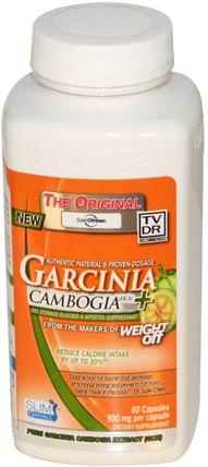 Garcinia Cambogia (HCA)+, 500 mg, 60 Capsules by Wakunaga - Kyolic, 減肥，飲食，藤黃果 HK 香港