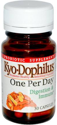 Kyo Dophilus, One Per Day, Digestion & Immune, 30 Capsules by Wakunaga - Kyolic, 健康 HK 香港