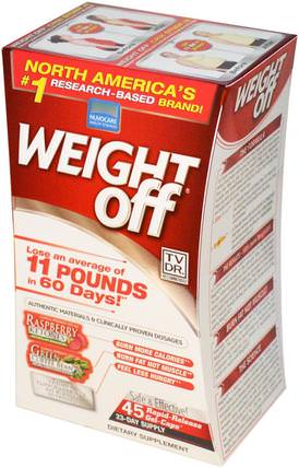 WeightOff, 45 Rapid-Release Gel-Caps by Wakunaga - Kyolic, 減肥，飲食，脂肪燃燒器 HK 香港