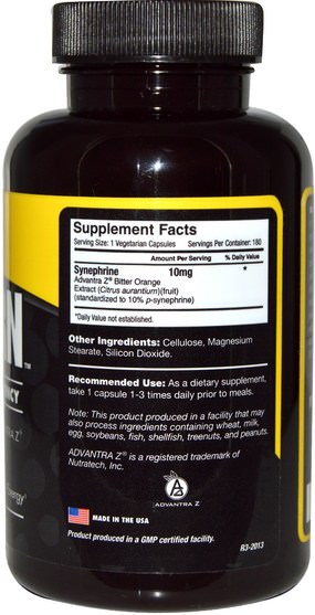 減肥，飲食，脂肪燃燒器 - Primaforce, Syneburn, 10 mg, 180 Veggie Caps