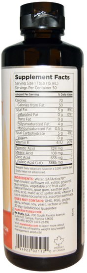 減肥，飲食，脂肪燃燒器 - Rebody Safslim, The Original Belly Fat Supplement, Delicious Berry Cream Fusion, 16 oz (454 g)