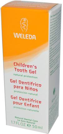 Childrens Tooth Gel, 1.7 fl oz (50 ml) by Weleda, 洗澡，美容，牙膏，嬰兒口腔護理 HK 香港