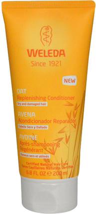Oat Replenishing Conditioner, 6.8 fl oz (200 ml) by Weleda, 洗澡，美容，護髮素，頭髮，頭皮，洗髮水，護髮素 HK 香港