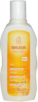 Oat Replenishing Shampoo, 6.4 fl oz (190 ml) by Weleda, 洗澡，美容，洗髮水，頭髮，頭皮，護髮素 HK 香港