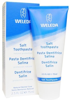 Salt Toothpaste, 2.5 fl oz (75 ml) by Weleda, 洗澡，美容，牙膏 HK 香港