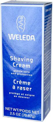 Shaving Cream, 2.5 oz (70.87 g) by Weleda, 洗澡，美容，剃須膏 HK 香港