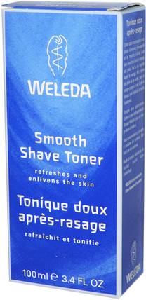 Smooth Shave Toner, 3.4 fl oz (100 ml) by Weleda, 洗澡，美容，剃須 HK 香港