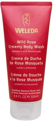 Wild Rose Creamy Body Wash, 6.8 fl oz (200 ml) by Weleda, 洗澡，美容，沐浴露 HK 香港