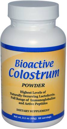 Bioactive Colostrum Powder, 2.1 oz (60 g) by Well Wisdom, 補品，牛製品，初乳 HK 香港