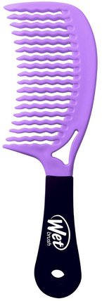 Detangle Comb, Purple, 1 Comb by Wet Brush, 洗澡，美容，頭髮，頭皮 HK 香港