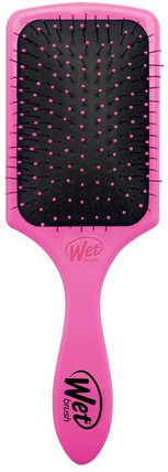 Paddle Detangler, Pink, 1 Brush by Wet Brush, 洗澡，美容，頭髮，頭皮 HK 香港