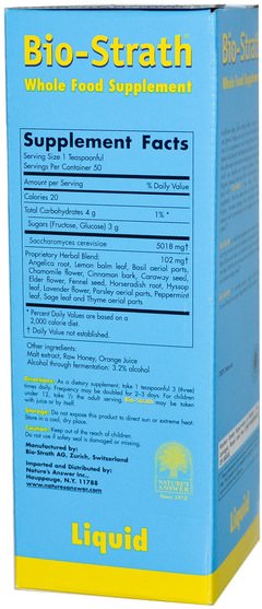 健康 - Bio-Strath, Whole Food Supplement, 8.4 fl oz (250 ml) Liquid