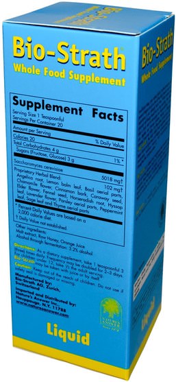 健康 - Bio-Strath, Whole Food Supplement, Stress & Fatigue Formula, 3.4 fl oz (100 ml) Liquid