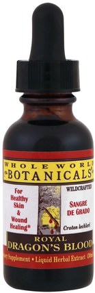 Royal Dragons Blood Liquid Extract, 1 fl oz (30 ml) by Whole World Botanicals, 草藥，健康 HK 香港