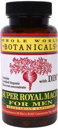 Super Royal Maca For Men, 500 mg, 90 Vegetarian Capsules by Whole World Botanicals, 補充劑，adaptogen，男性，瑪卡 HK 香港