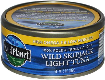 Wild Skipjack Light Tuna, 5 oz (142 g) by Wild Planet, 健康 HK 香港