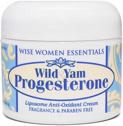 Wild Yam Progesterone, 2 oz (56.7 g) by Wise Essentials, 健康，女性，黃體酮霜產品，更年期 HK 香港