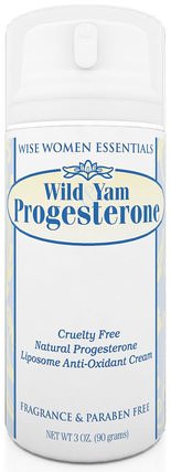 Wild Yam Progesterone, 3 oz (90 g) by Wise Essentials, 健康，女性，黃體酮霜產品，更年期 HK 香港