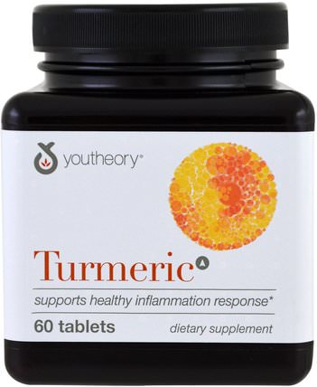 Turmeric, 60 Tablets by Youtheory, 補充劑，抗氧化劑，薑黃素c3複合物 HK 香港