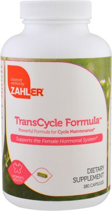 TransCycle Formula, Powerful Formula for Cycle Maintenance, 180 Capsules by Zahler, 健康，女性 HK 香港