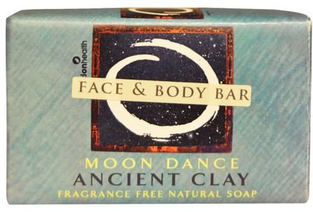 Ancient Clay Natural Soap, Moon Dance, Fragrance Free, 6 oz (170 g) by Zion Health, 洗澡，美容，肥皂 HK 香港