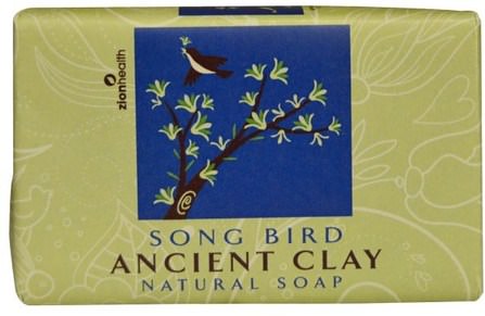 Ancient Clay Natural Soap, Song Bird, 6 oz (170 g) by Zion Health, 洗澡，美容，肥皂 HK 香港