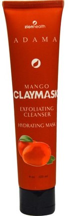 Mango Claymask, 4 oz (120 ml) by Zion Health, 美容，面膜，糖，水果面膜，泥面膜 HK 香港