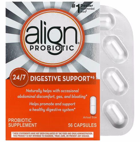 Align Probiotics, 24/7 Digestive Support, Probiotic Supplement, 56 Capsules Review