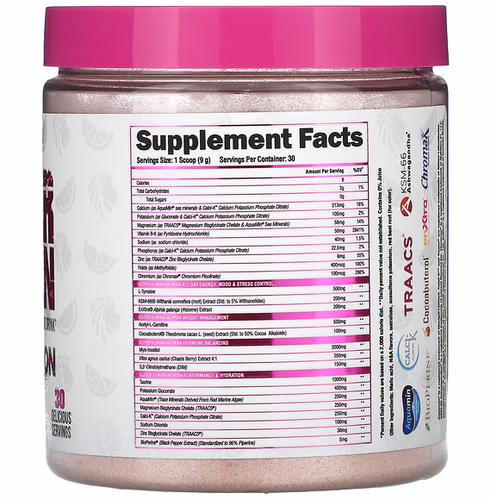 ALPHA LION, SuperHuman Woman, Hormone Balancing Performance Drink, Magic Melon, Watermelon Lemon Twist, 9.6 oz (273 g) ALPHA LION, SuperHuman Woman, Hormone Balancing Performance Drink, Magic Melon, Watermelon Lemon Twist, 9.6 oz (273 g)