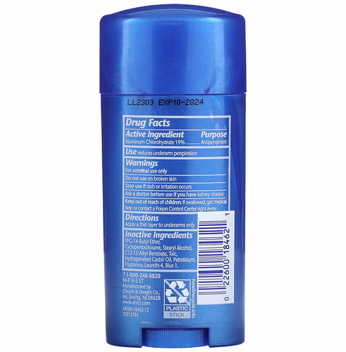 Arrid, Extra Extra Dry XX, Solid Antiperspirant Deodorant, Ultra Fresh, 2.6 oz (73 g)