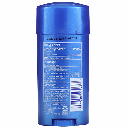 Arrid, Extra Extra Dry XX, Solid Antiperspirant Deodorant, Unscented, 2.6 oz (73 g) Arrid, Extra Extra Dry XX, Solid Antiperspirant Deodorant, Unscented, 2.6 oz (73 g)