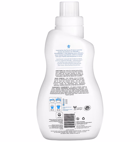 ATTITUDE, Little Ones, Fabric Softener, Wildflowers, 40 Loads, 33.8 fl oz ATTITUDE, Little Ones, Fabric Softener, Wildflowers, 40 Loads, 33.8 fl oz