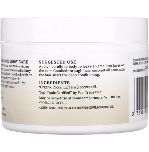 Aura Cacia, Organic Coconut Oil, 6.25 oz (177 g) Aura Cacia, Organic Coconut Oil, 6.25 oz (177 g)