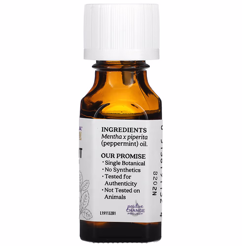 Aura Cacia, Pure Essential Oil, Peppermint, 0.5 fl oz (15 ml) Aura Cacia, Pure Essential Oil, Peppermint, 0.5 fl oz (15 ml)